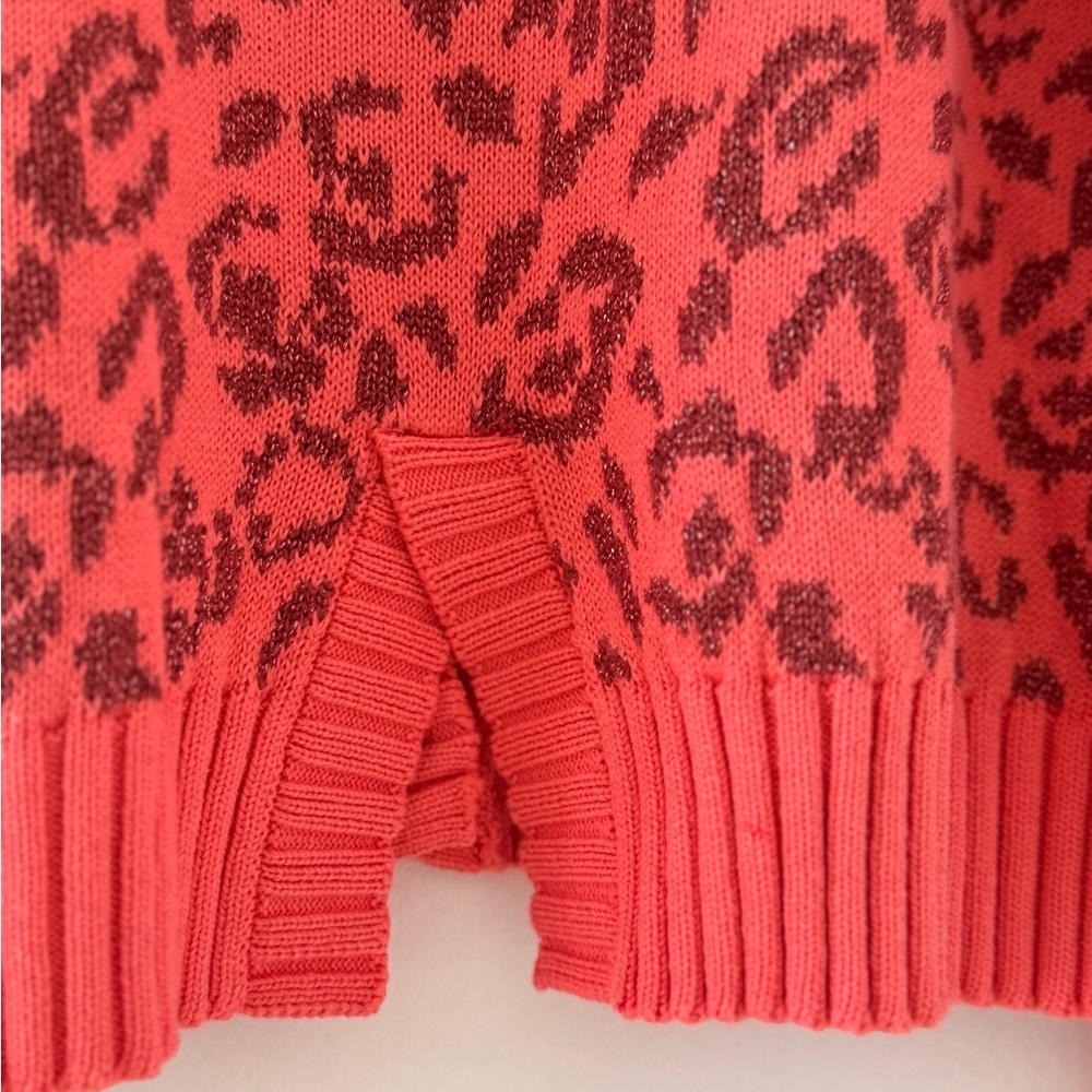 Kate Spade Leopard Print Cardigan Preppy  Barbiecore - Picture 4 of 9